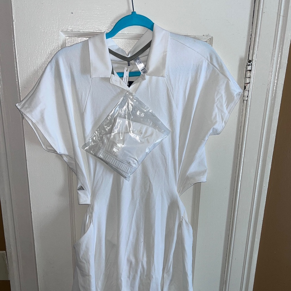 Adidas cutout Tennis Dress with shorts